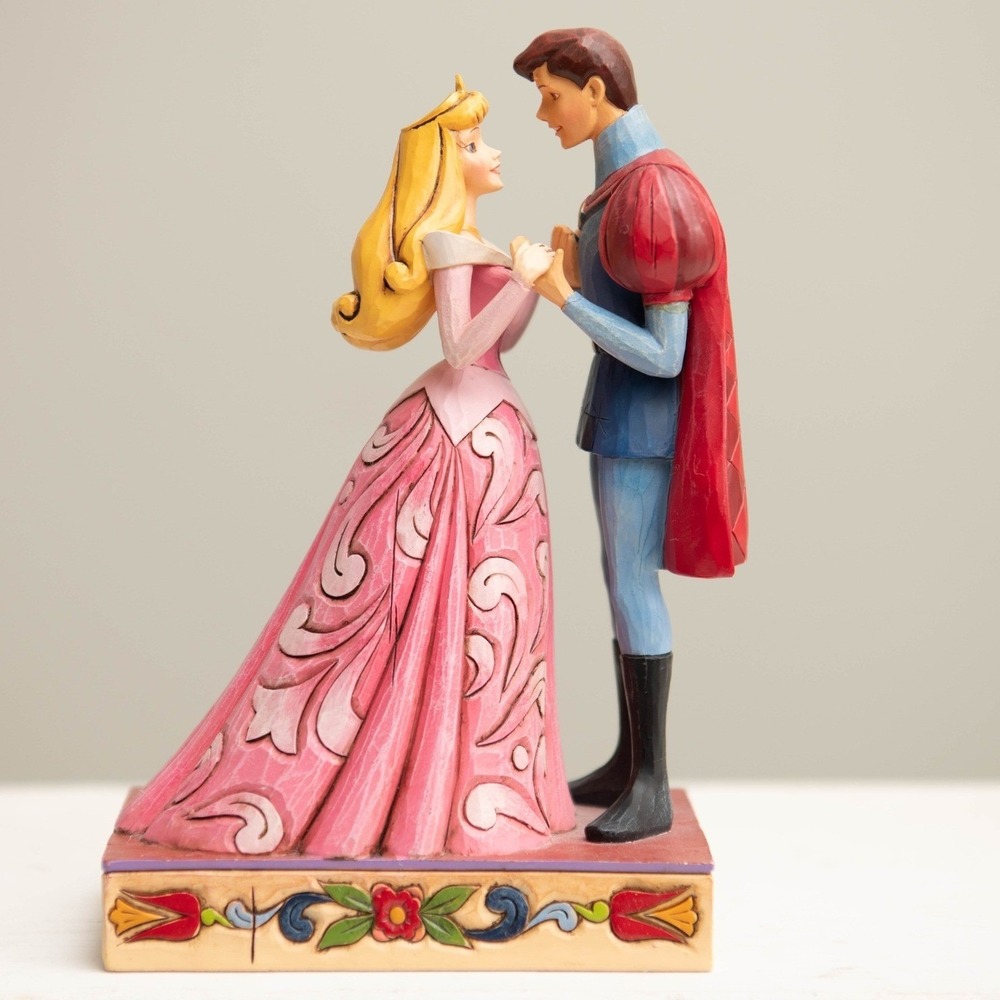Jim Shore Disney Sleeping Beauty Aurora Prince Phillip Finding True Love - READ
